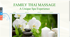 Desktop Screenshot of familythaimassage.com